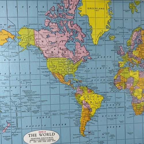 Vintage george cram world - cram,